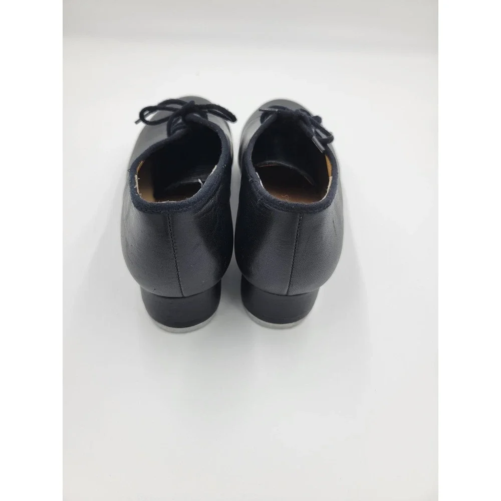 Bloch Black Leather Oxford Tap Dance Shoes,‎ Kids Size 8